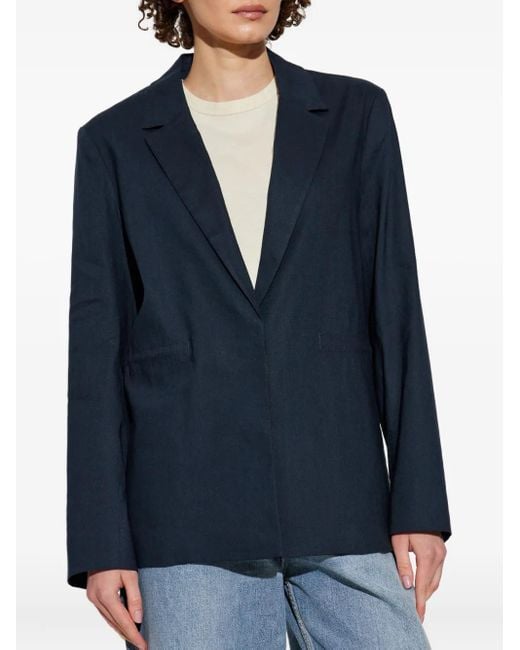 Rag & Bone Blue Single-Breasted Blazer
