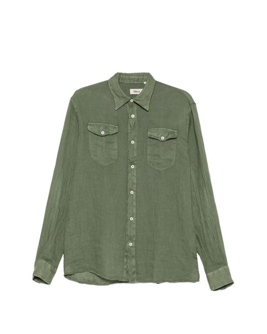 Altea Green Chemise Dallas À Poche À Rabat Et Manches Longues for men