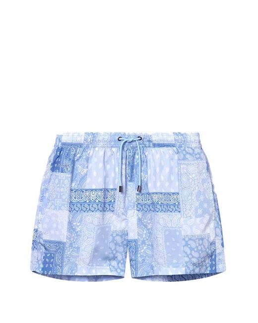 Nikben Blue La Brea Swim Shorts for men