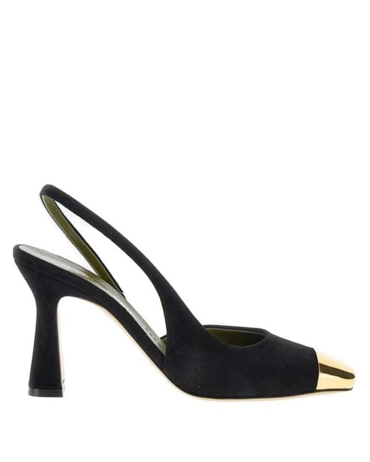 MARIA LUCA Black 90Mm Eleonora-Toe Slingback