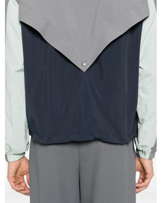 Maison Kitsuné Blue Technical Windbreaker Jacket for men