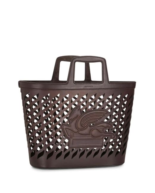 Etro Black Dark Medium Coffa Bag