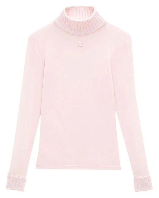 Courreges Pink Reedition Second-Skin Top