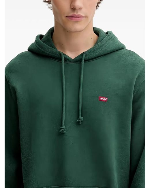 Levi's Green Long-Sleeve Hoodie for men