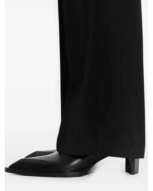 Twinset Black Wide-Leg Trousers