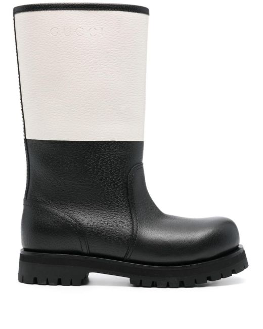 Gucci Black Grisou Leather Boots for men