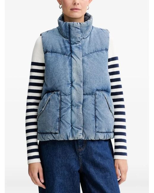 Levi's Western Bubble パデッドベスト Blue