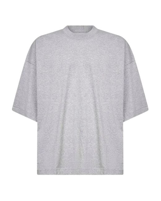 T-Shirt Piu A Maniche Corte A Coste di Studio Nicholson in Gray da Uomo