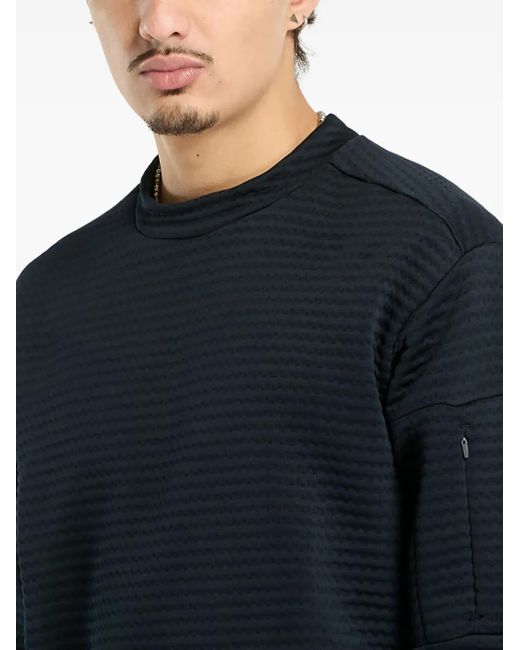 C.r.a.f.t Blue Pocket-Detail Long-Sleeves T-Shirt for men