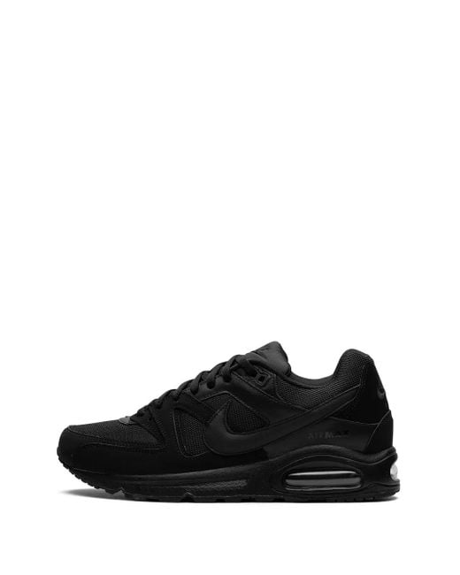 Nike Black Air Max Command "Triple" Sneakers