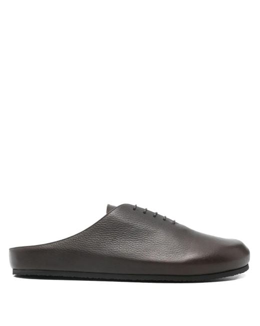 Jacquemus Gray Lace-Up Mules for men