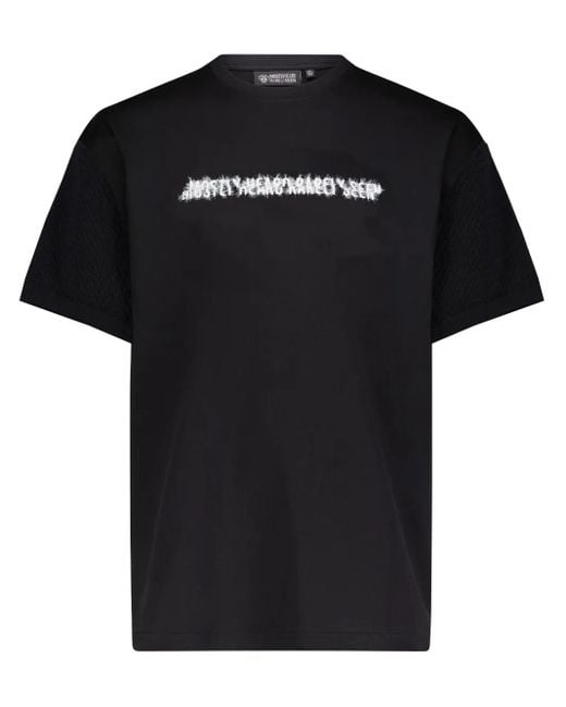メンズ Mostly Heard Rarely Seen ロゴ Tシャツ Black