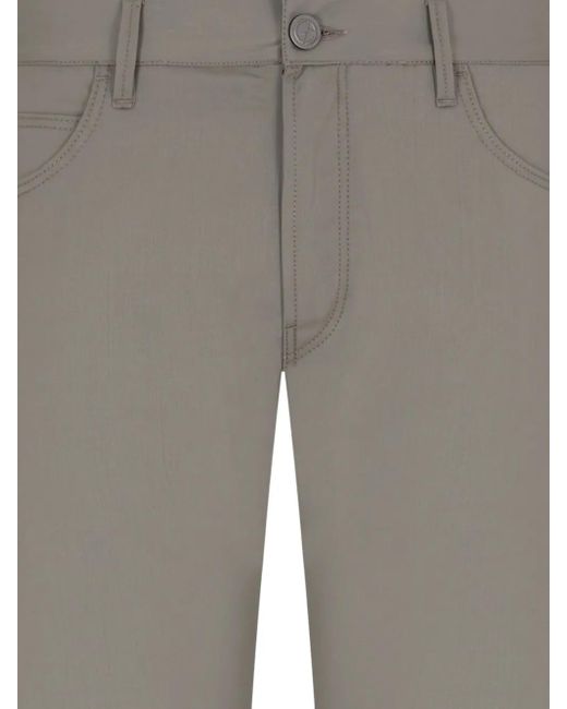 Giorgio Armani Gray Virgin Wool Trousers for men