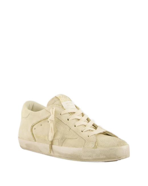 Golden Goose Deluxe Brand Natural Pale Suede Sneakers