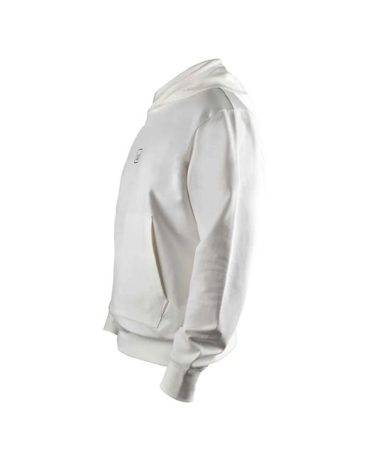 C P Company Gray Graphic-Print Hoodie for men
