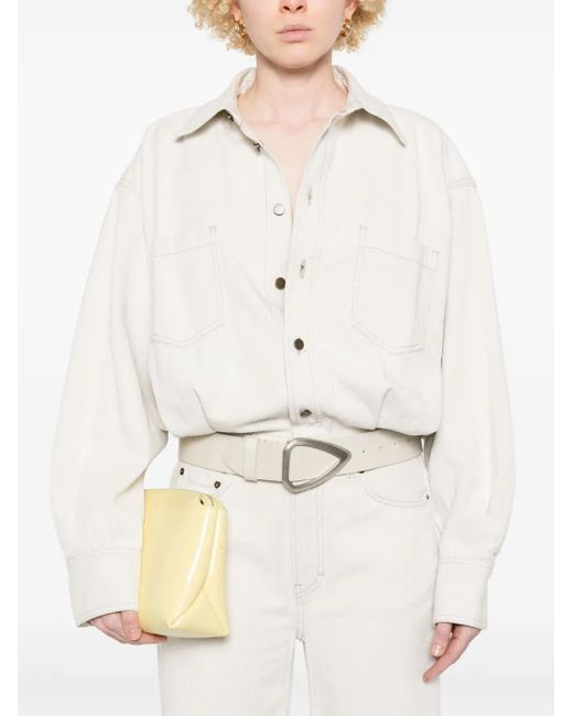Haikure White Tilda Jeans-Jumpsuit