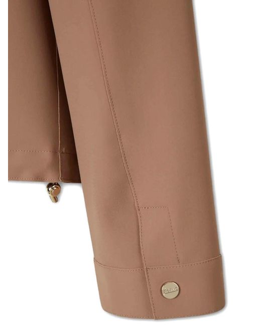 Herno Brown Zip-Up Hooded Jacket