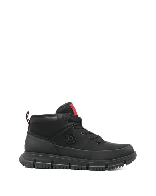 Bugatti Black Zip-Up Boots for men