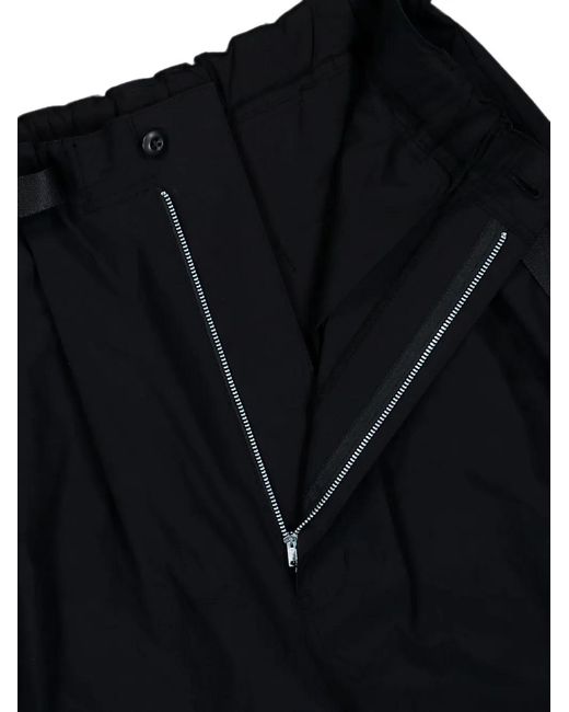 Comme des Garçons White Belted Pleated Trousers for men