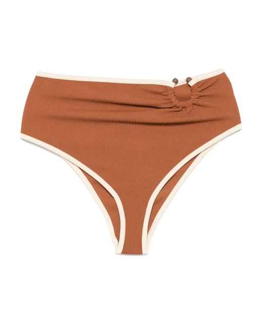 Johanna Ortiz Brown Susurro Del Agua Bikini Bottoms