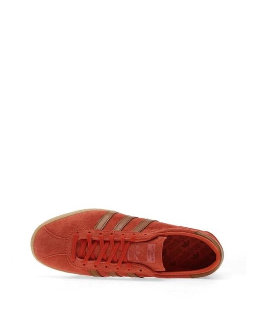 Adidas Red Tobacco Suede Sneakers for men