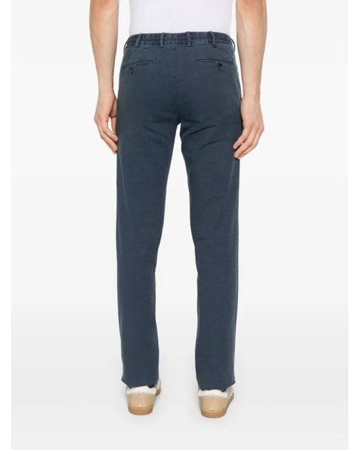 PT Torino Hose Mit Slub-Struktur in Blue für Herren