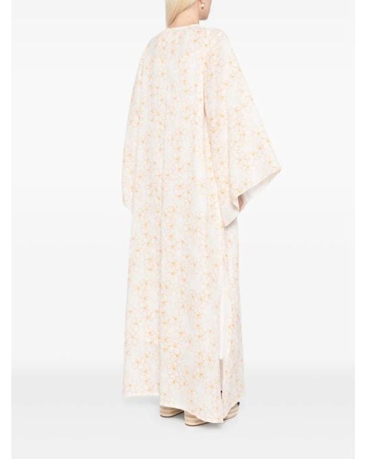 Bambah White Daisy Moza Dress