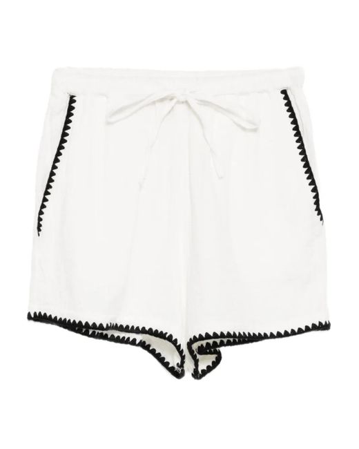 Rails White Sunny Shorts
