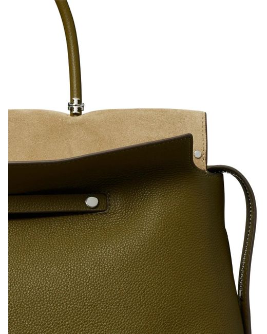 Tory Burch Green Mercer Tote Bag
