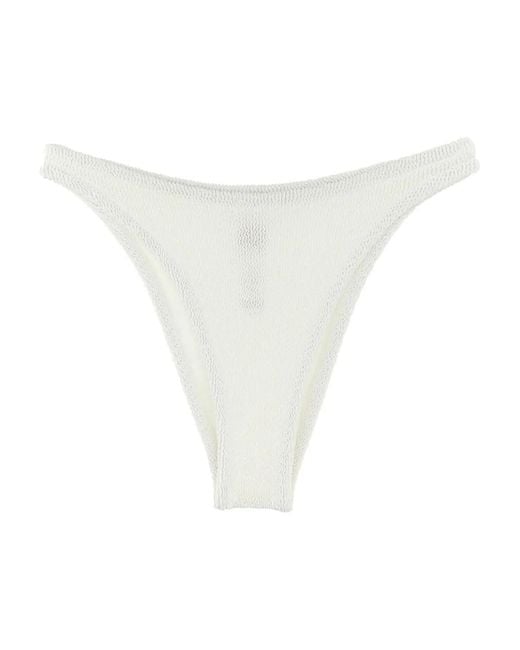 Mc2 Saint Barth White Elise Bikini Bottoms