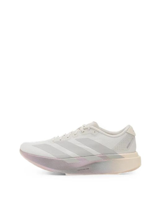 Adidas White Adizero Evo Sl Woven Sneakers