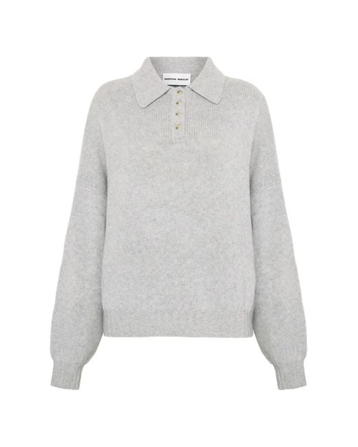 EMERSON RENALDI White Buttoned Sweater