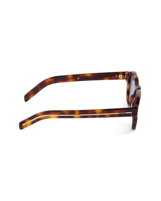 Prada Blue Round-Frame Sunglasses for men
