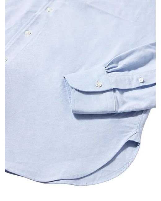 Fortela Blue Soho Chest-Pocket Shirt for men