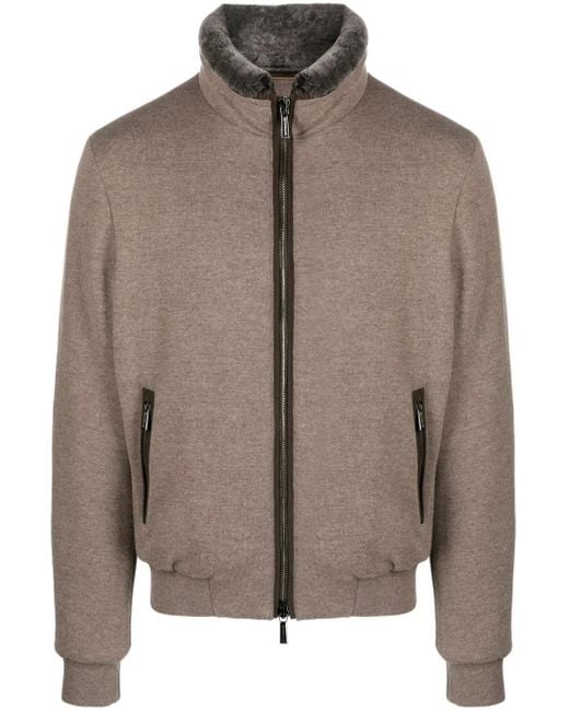 Moorer Brown Bellati-Mrw Padded Jacket for men