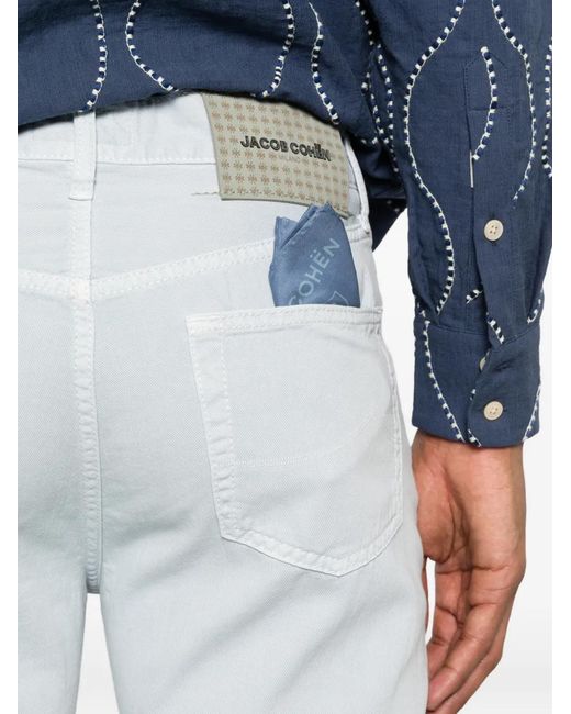 Jacob Cohen White Edo Cotton Jeans for men