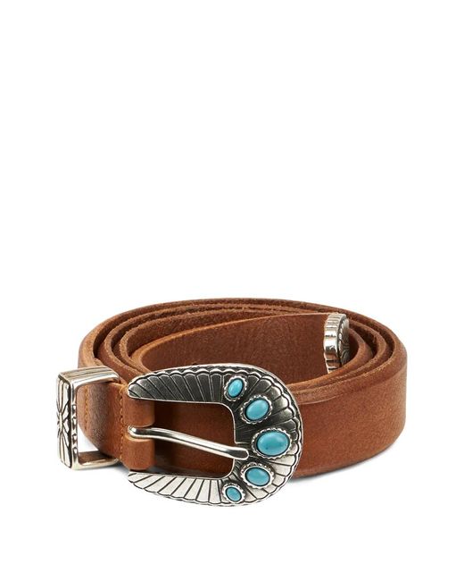 Fortela Brown Caldwell Buckled Belt