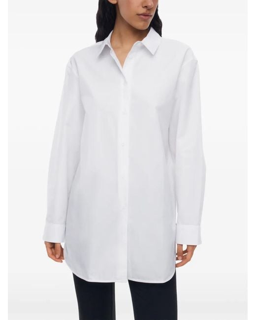 12 STOREEZ White Albini Cotton Shirt