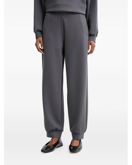 ARMANI EXCHANGE Gray Logo Track Pants