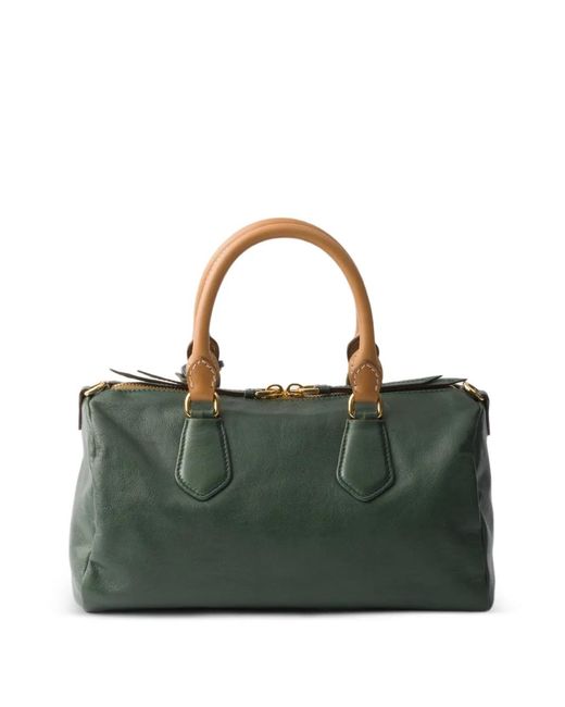Borsa Piccola Con Manico di Prada in Green