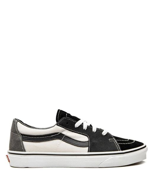 Vans Black Sk8-Low "Drizzle/True" Sneakers