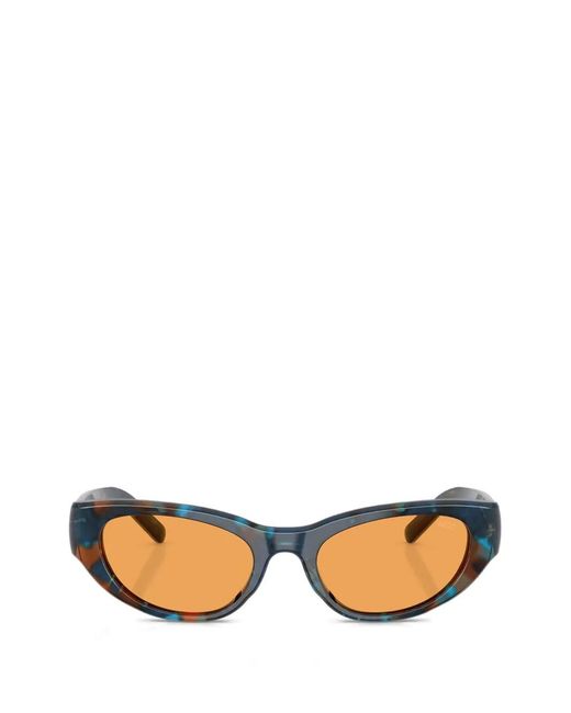 DIESEL Metallic Tortoiseshell-Effect Cat-Eye Sunglasses