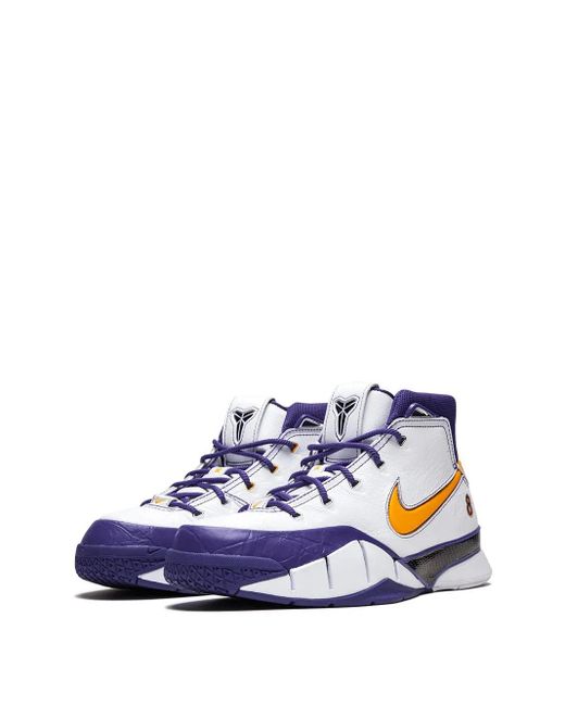 Nike Blue Kobe 1 Protro "Final Seconds" Sneakers