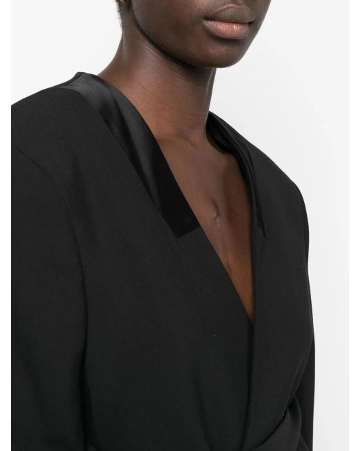 Ambush Black Tailored Tie-waist Blazer