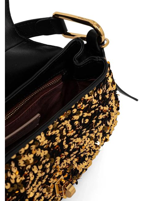 Borsa A Tracolla Magie Paillettes di Coccinelle in Black