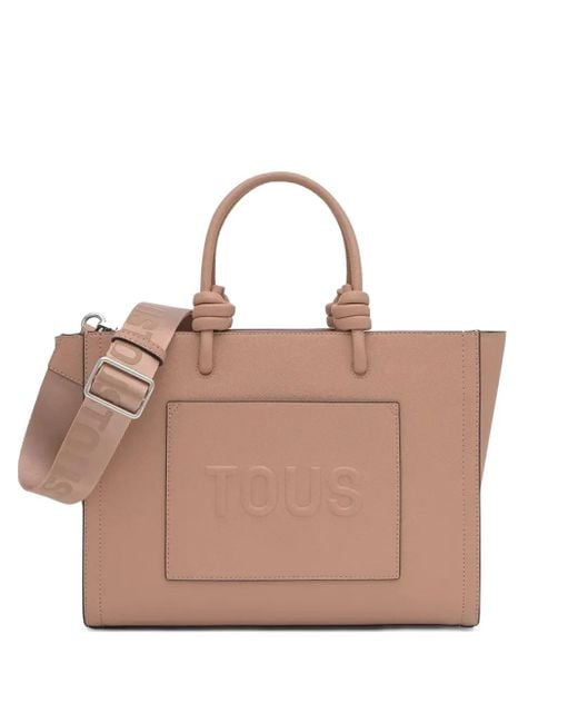 Tous ノット ショルダーバッグ Natural