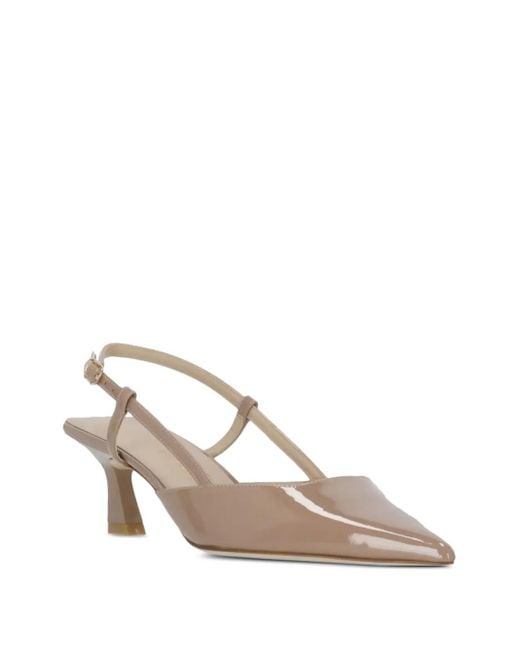 Stuart Weitzman Natural 50Mm Vinnie Slingback Pumps