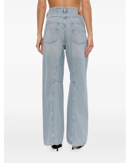 DIESEL Blue 1996 D-Sire-Yu-U Wide-Leg Jeans