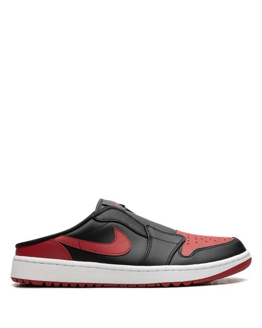 Nike Red Air Leather Mules for men