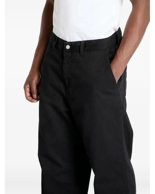 Carhartt Black Straight Leg Trousers for men
